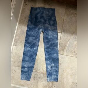 Blue free people leggings.